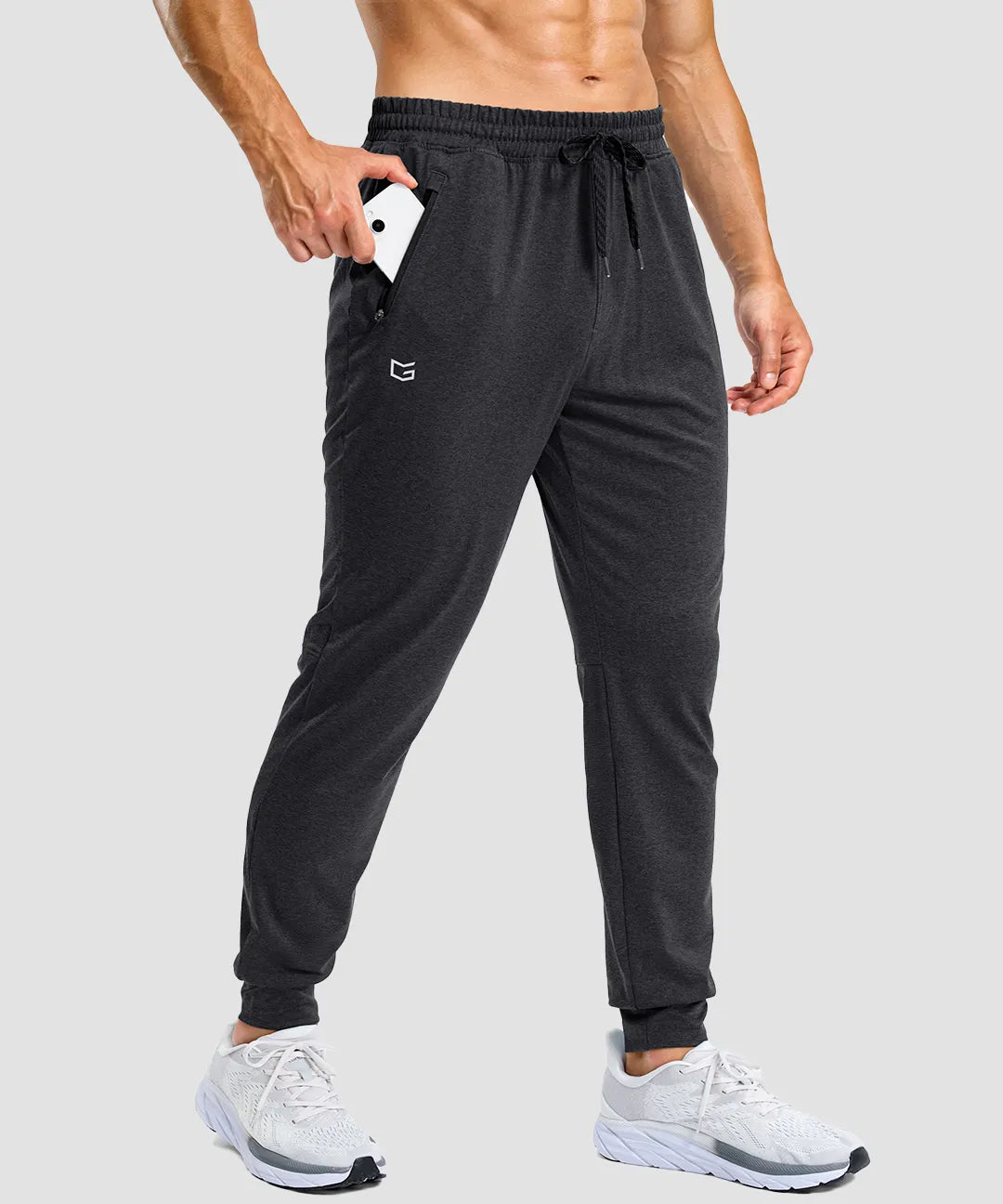 Static-Free Stretch Athletic Joggers