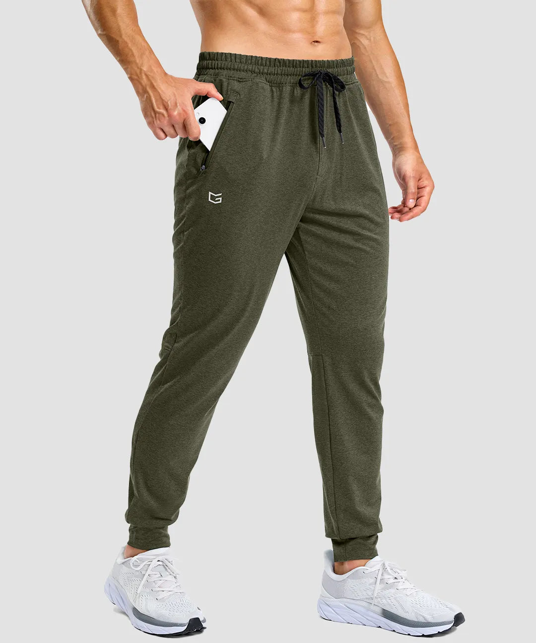 Static-Free Stretch Athletic Joggers - Image 25