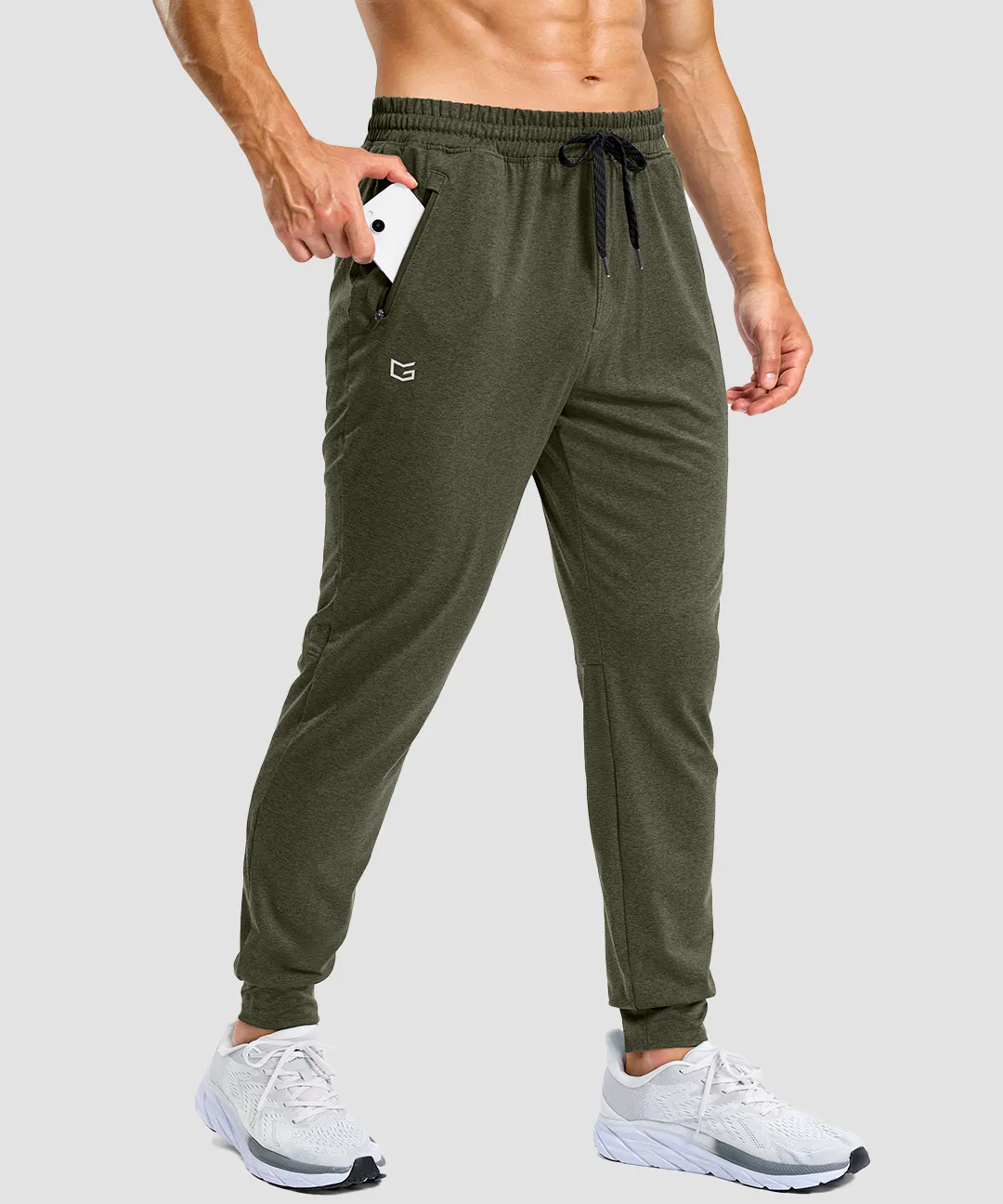 Static-Free Stretch Athletic Joggers - Image 25