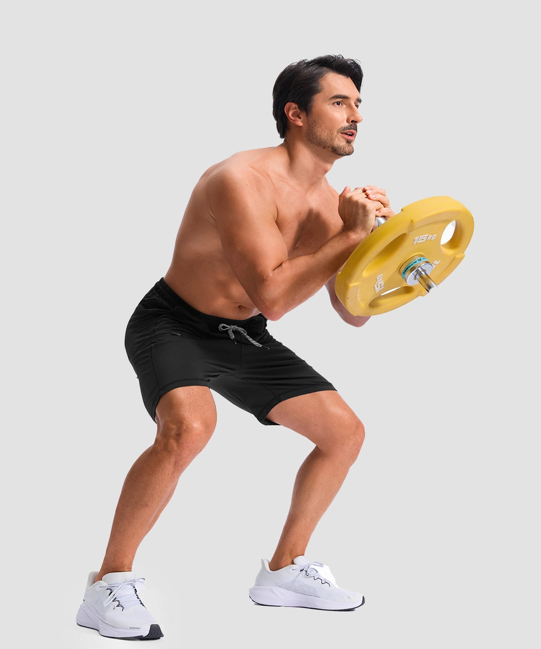 Moisture Wicking Athletic Sweat Shorts - Image 17
