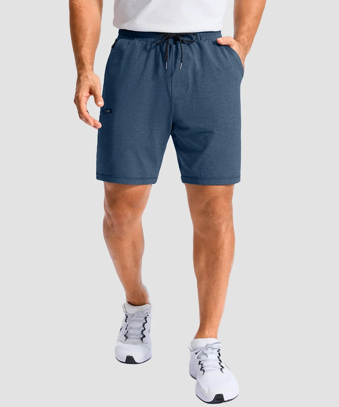 Moisture Wicking Athletic Sweat Shorts - Image 9