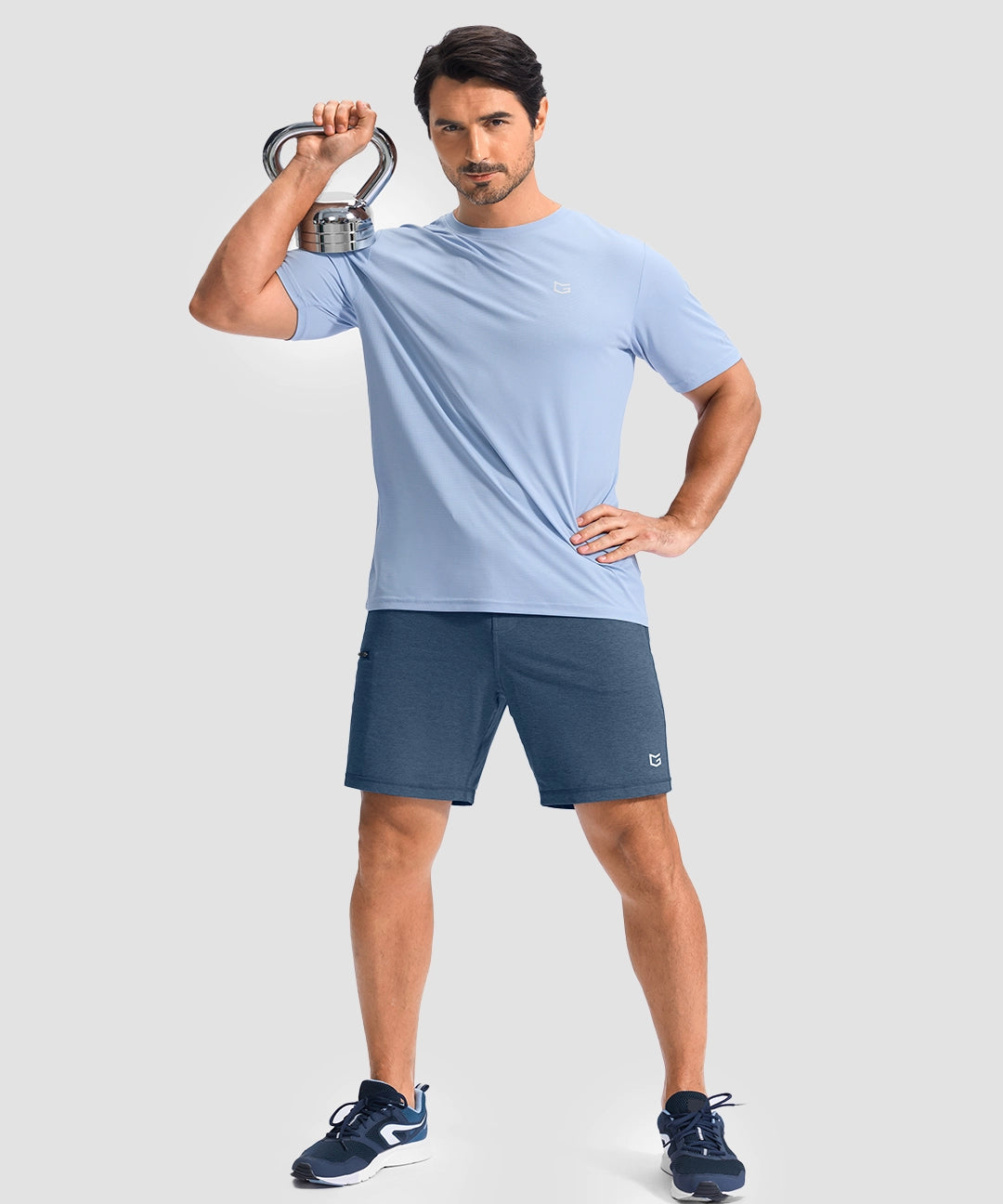 Moisture Wicking Athletic Sweat Shorts - Image 11