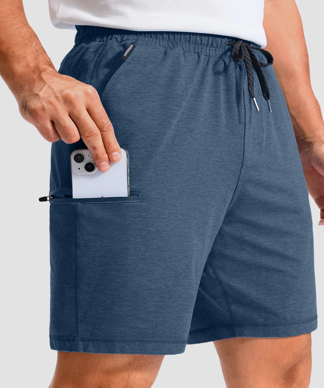 Moisture Wicking Athletic Sweat Shorts - Image 8