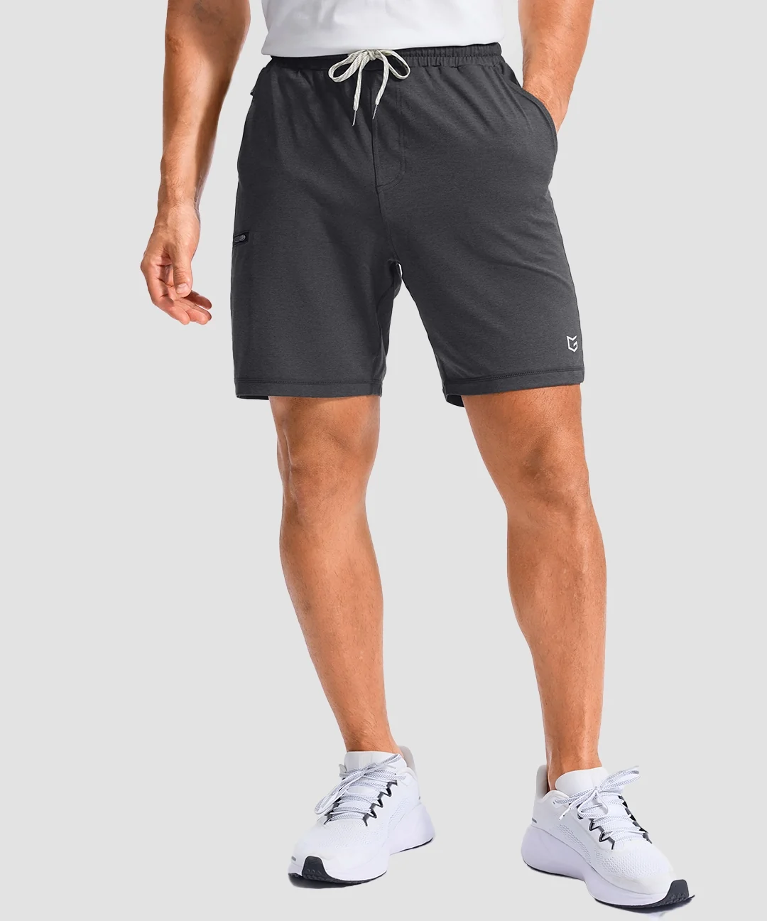 Moisture Wicking Athletic Sweat Shorts - Image 21