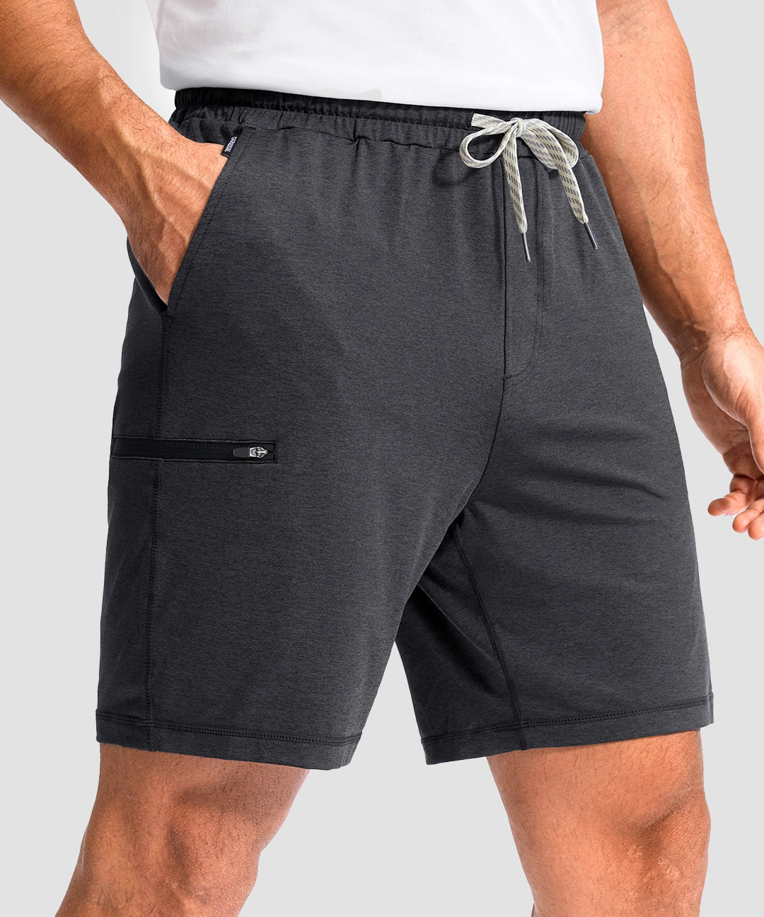 Moisture Wicking Athletic Sweat Shorts - Image 19