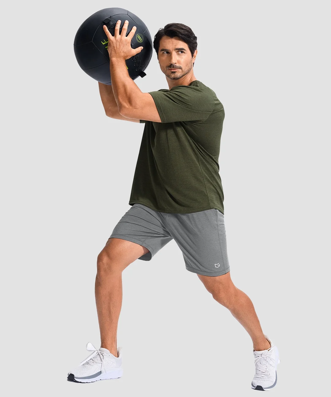 Moisture Wicking Athletic Sweat Shorts - Image 29