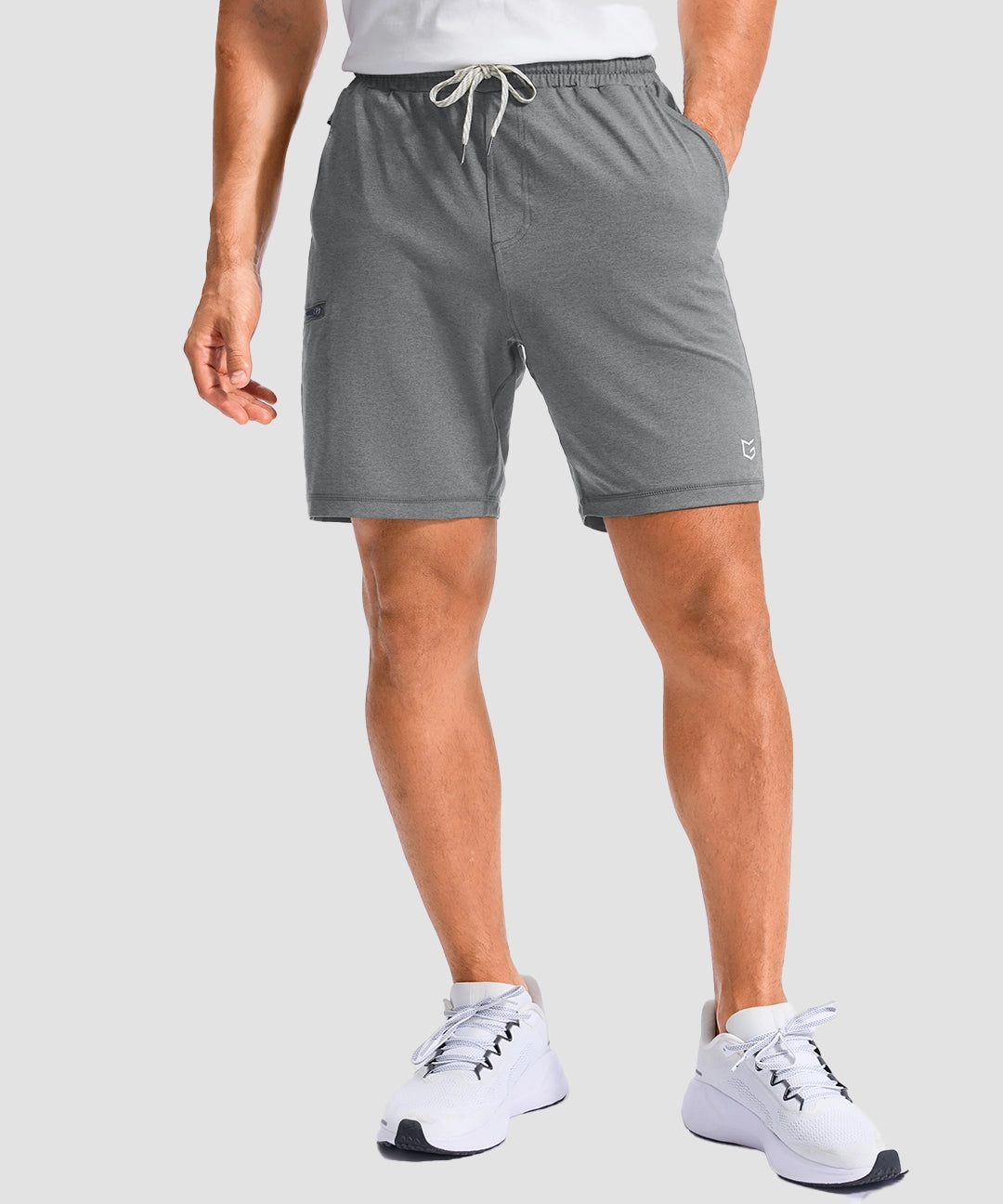 Moisture Wicking Athletic Sweat Shorts - Image 27