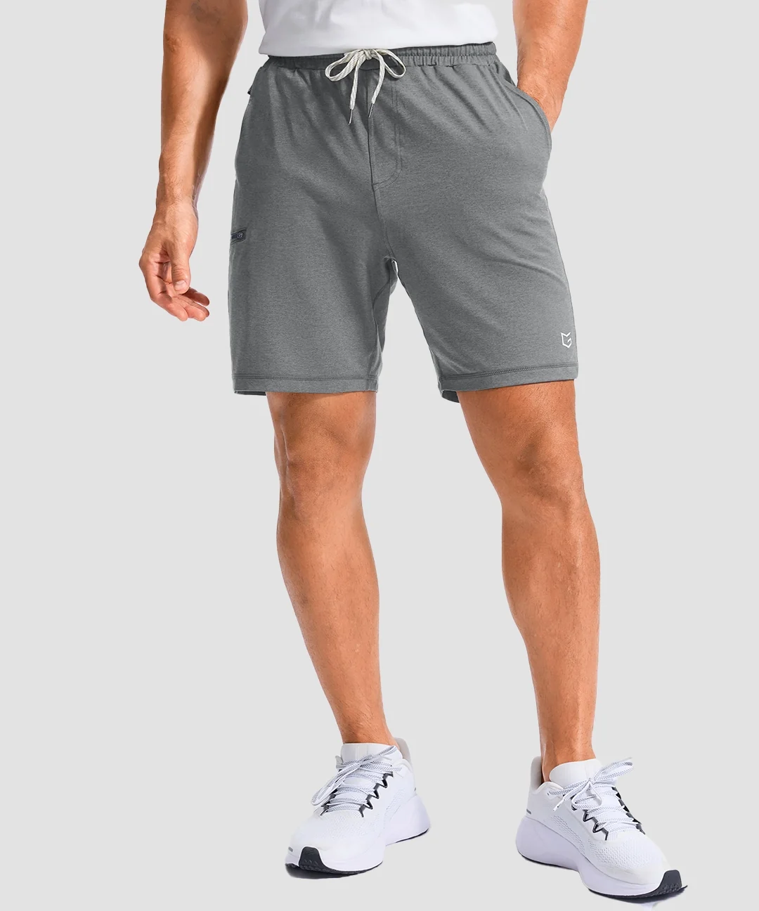 Moisture Wicking Athletic Sweat Shorts - Image 27