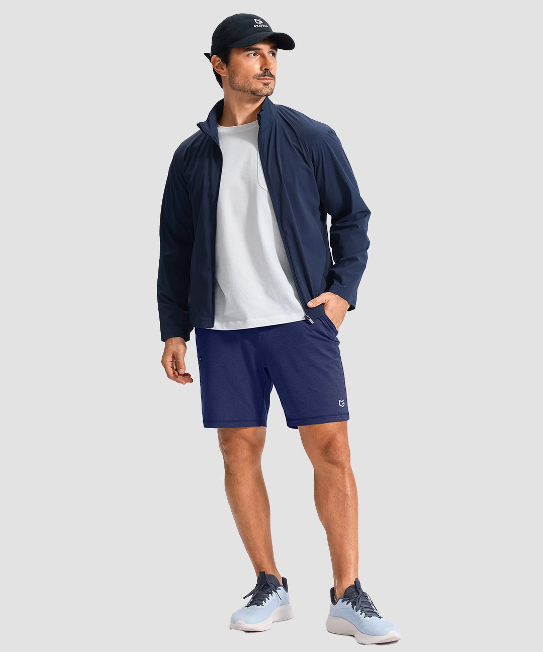 Moisture Wicking Athletic Sweat Shorts - Image 6