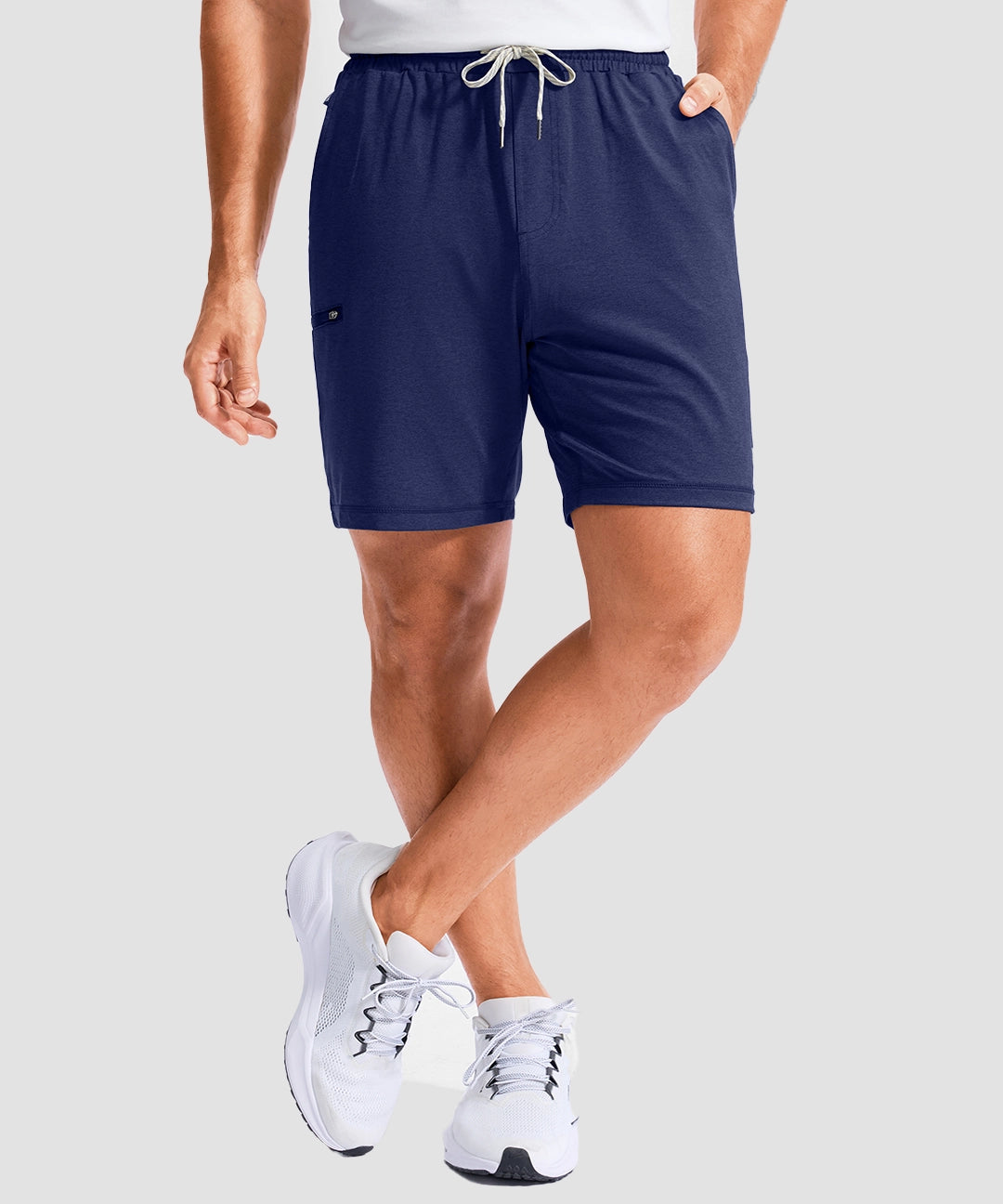 Moisture Wicking Athletic Sweat Shorts - Image 3