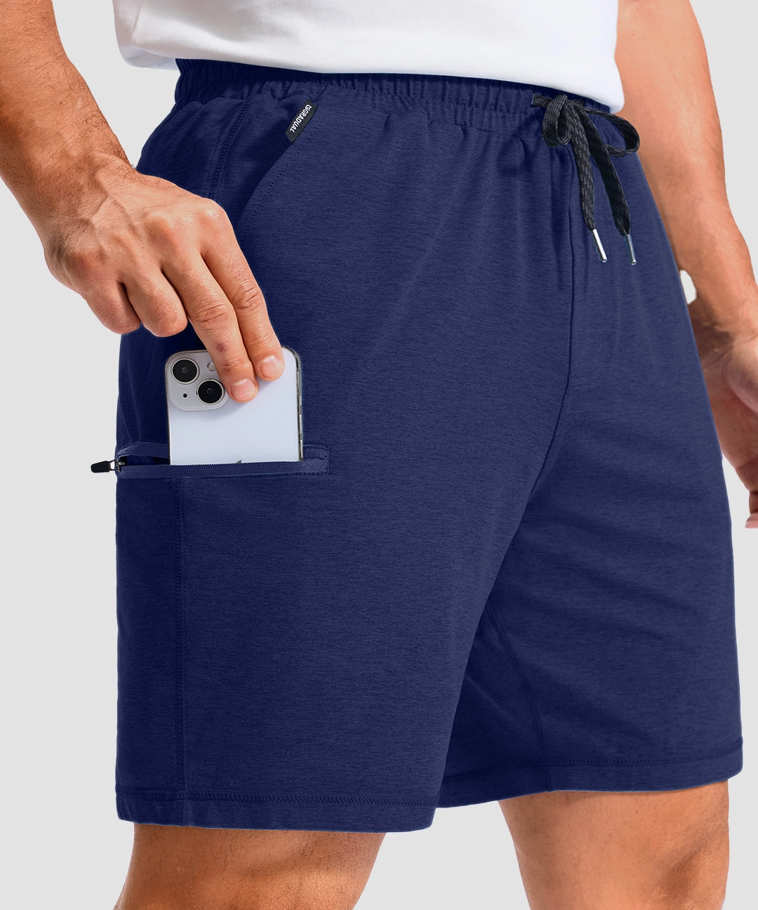 Moisture Wicking Athletic Sweat Shorts - Image 2