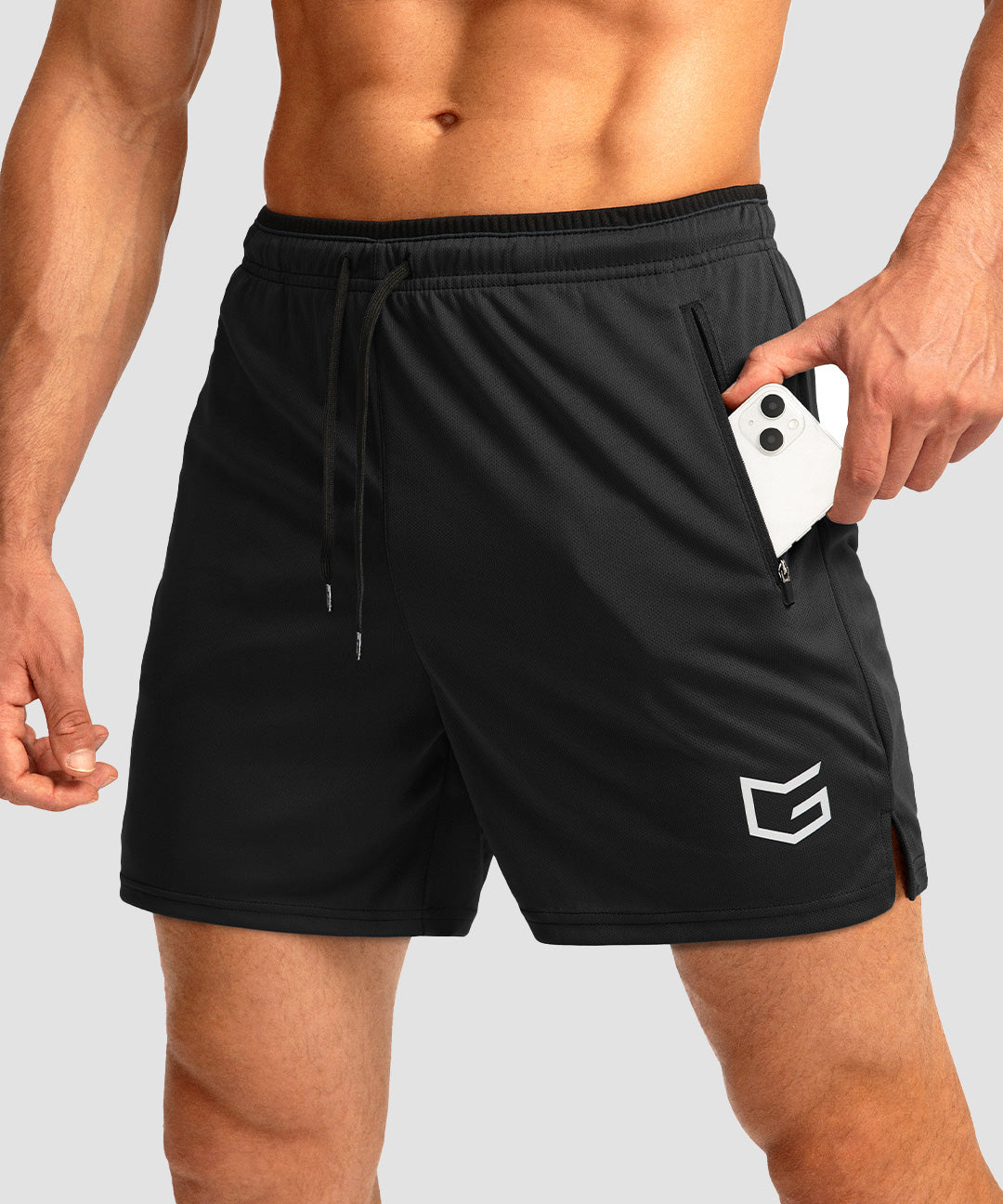 Side Slit Zipper Pockets Short 5''/7'' - Image 8