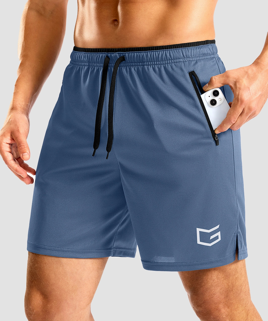 Side Slit Zipper Pockets Short 5''/7'' - Image 4