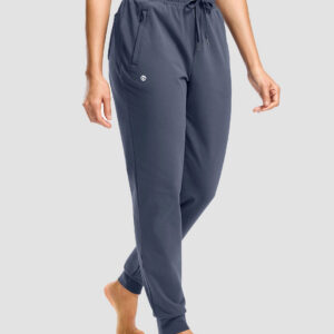 Tall Zip Pockets Cotton Joggers