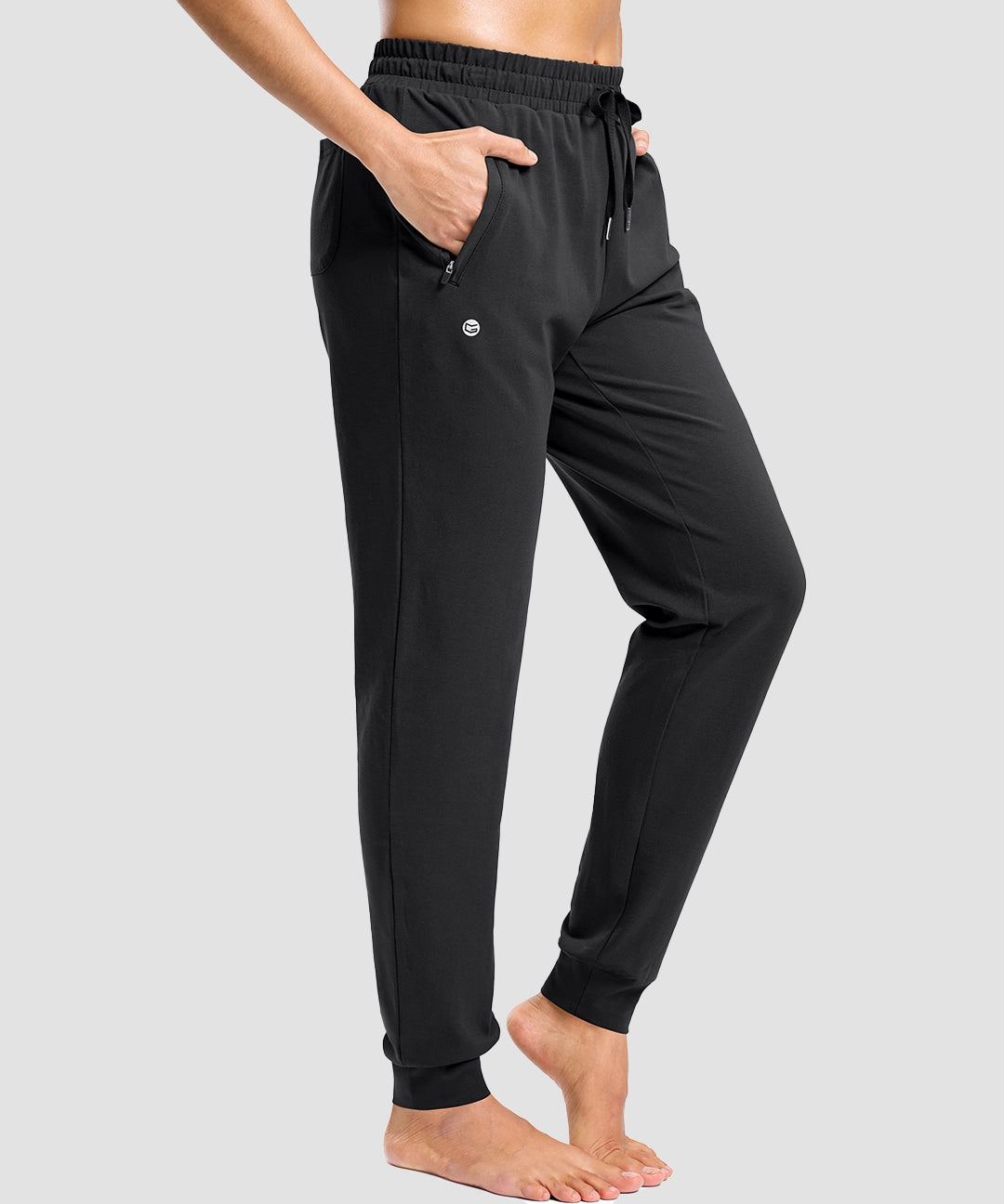 Tall Zip Pockets Cotton Joggers - Image 6
