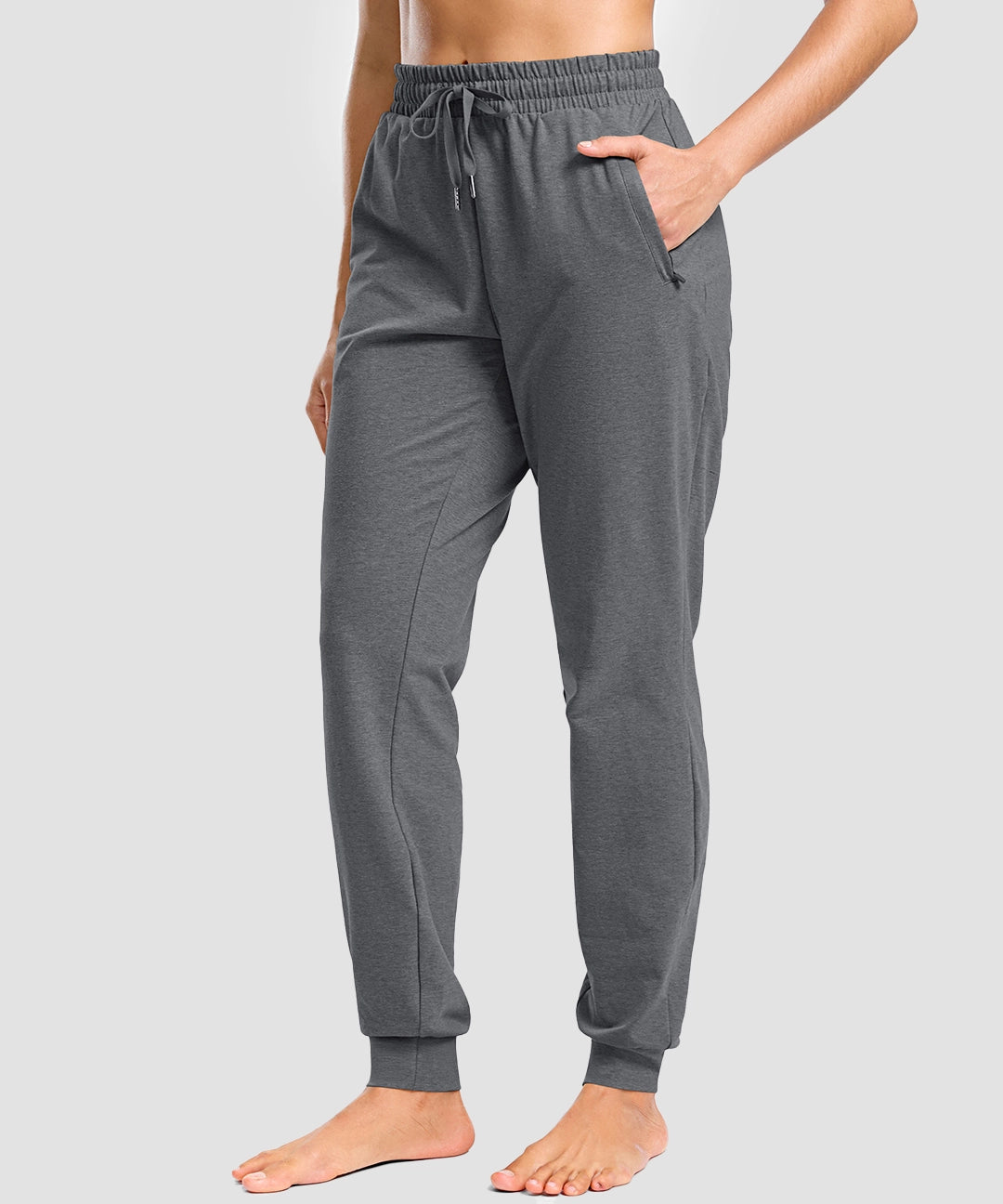 Tall Zip Pockets Cotton Joggers - Image 17
