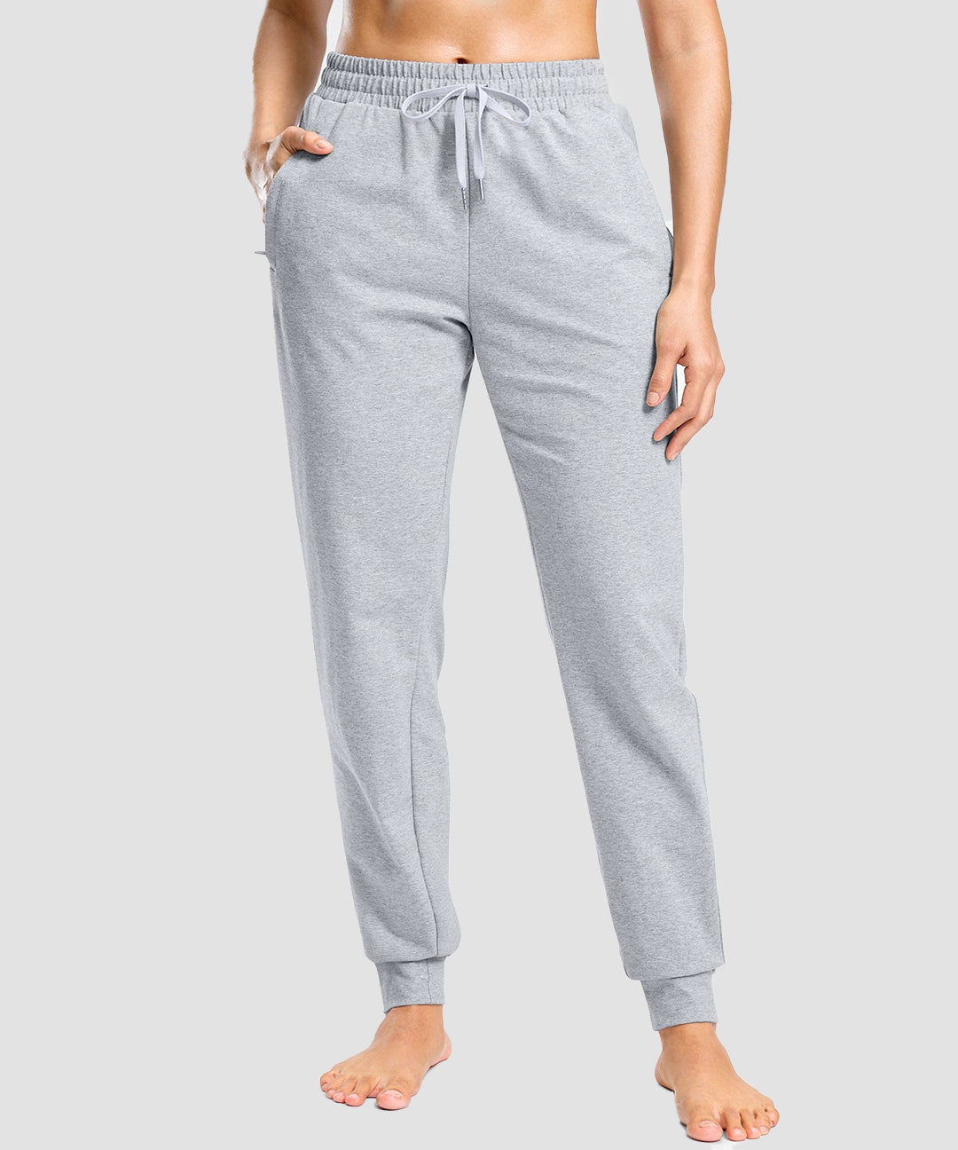 Tall Zip Pockets Cotton Joggers - Image 13