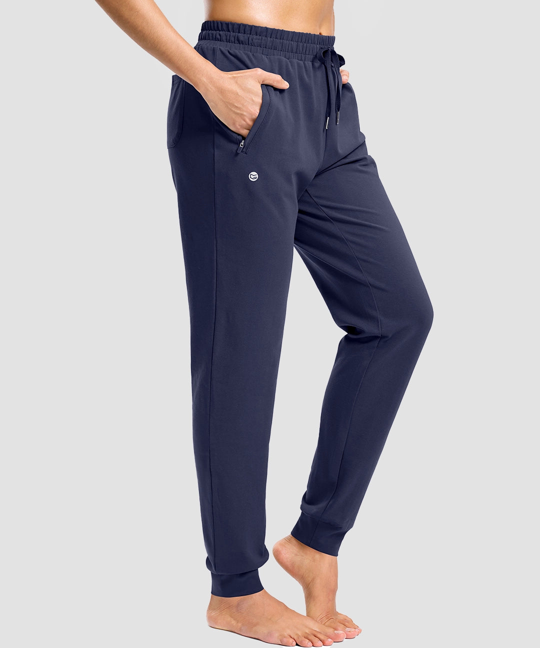 Tall Zip Pockets Cotton Joggers - Image 10