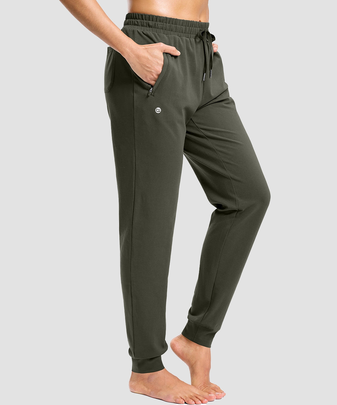 Tall Zip Pockets Cotton Joggers - Image 22