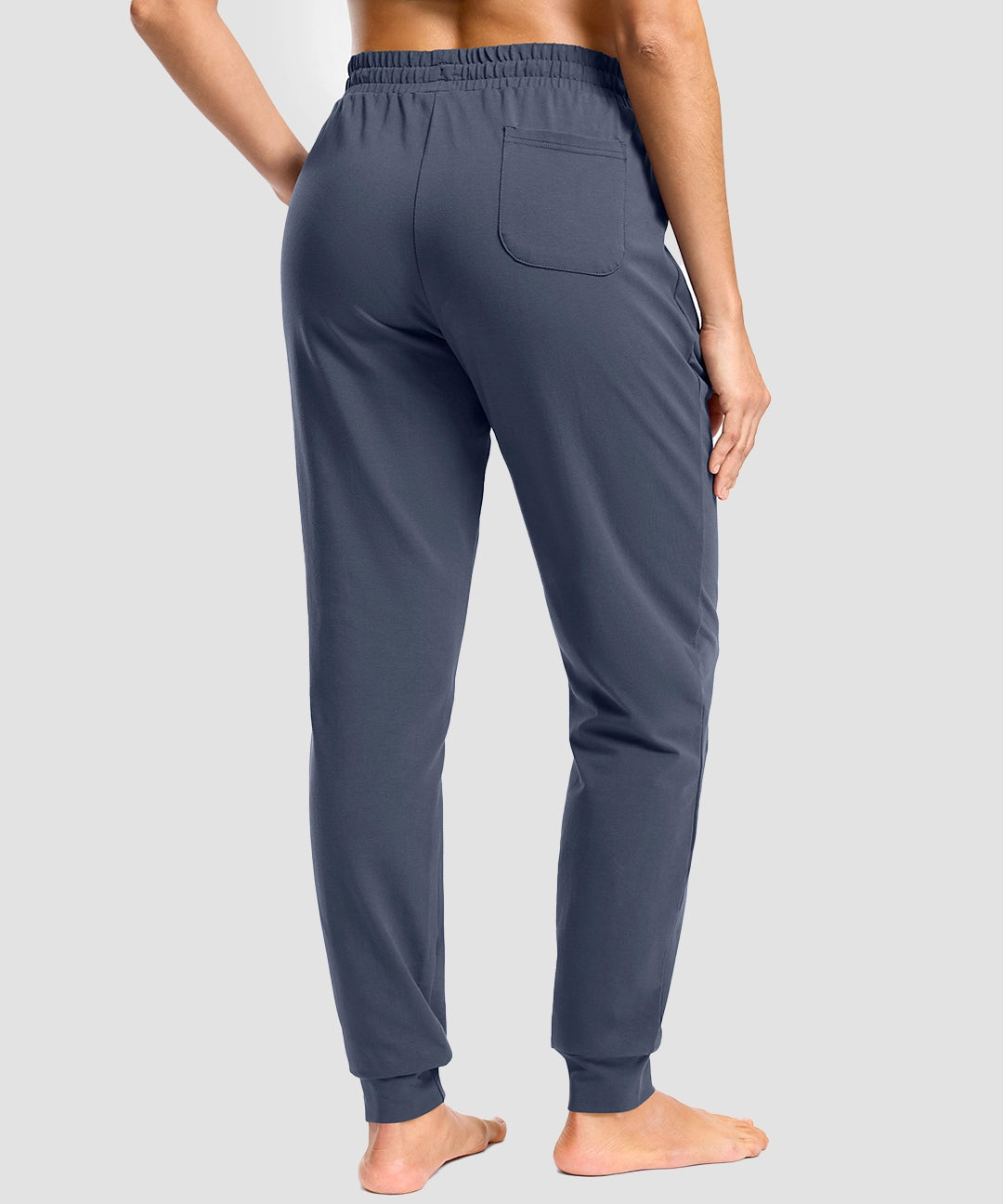 Tall Zip Pockets Cotton Joggers - Image 3