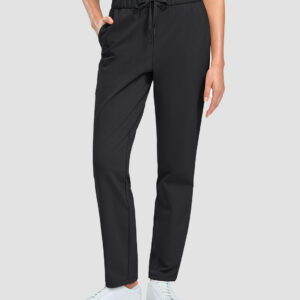 Fleece-Lined Straight-Leg Pants