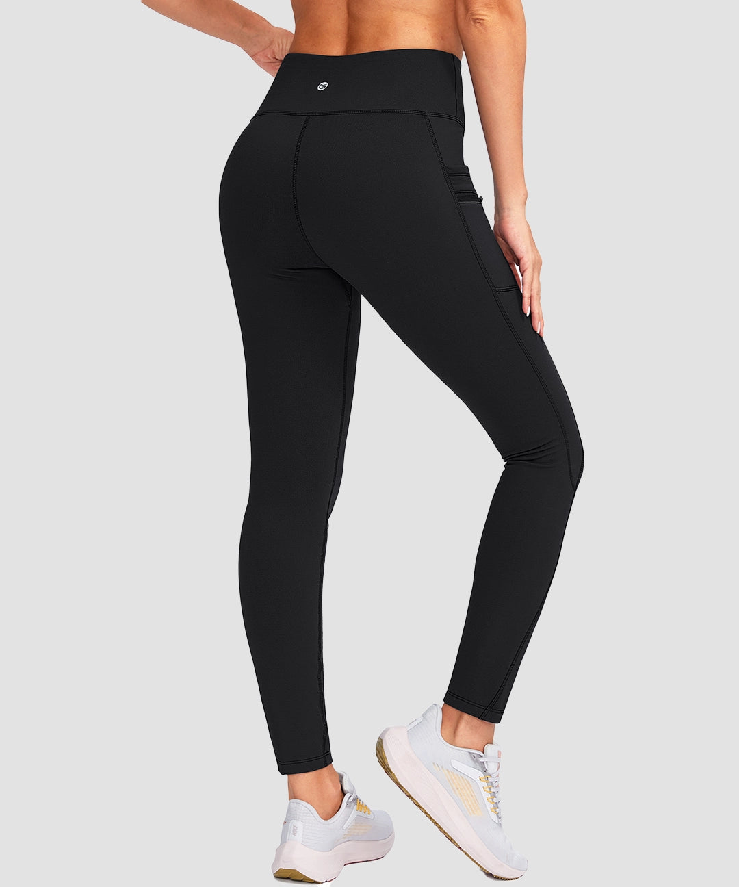 Fleece-Lined With Pockets Leggings - Image 7