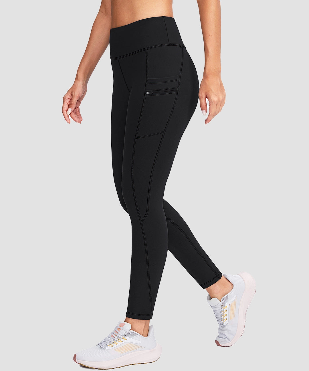 Fleece-Lined With Pockets Leggings - Image 6