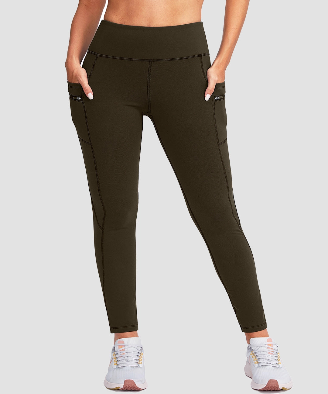Fleece-Lined With Pockets Leggings - Image 18