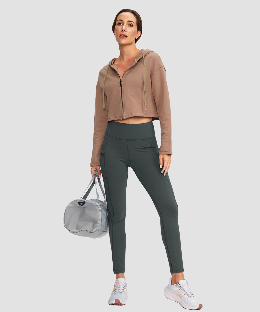 Fleece-Lined With Pockets Leggings - Image 4