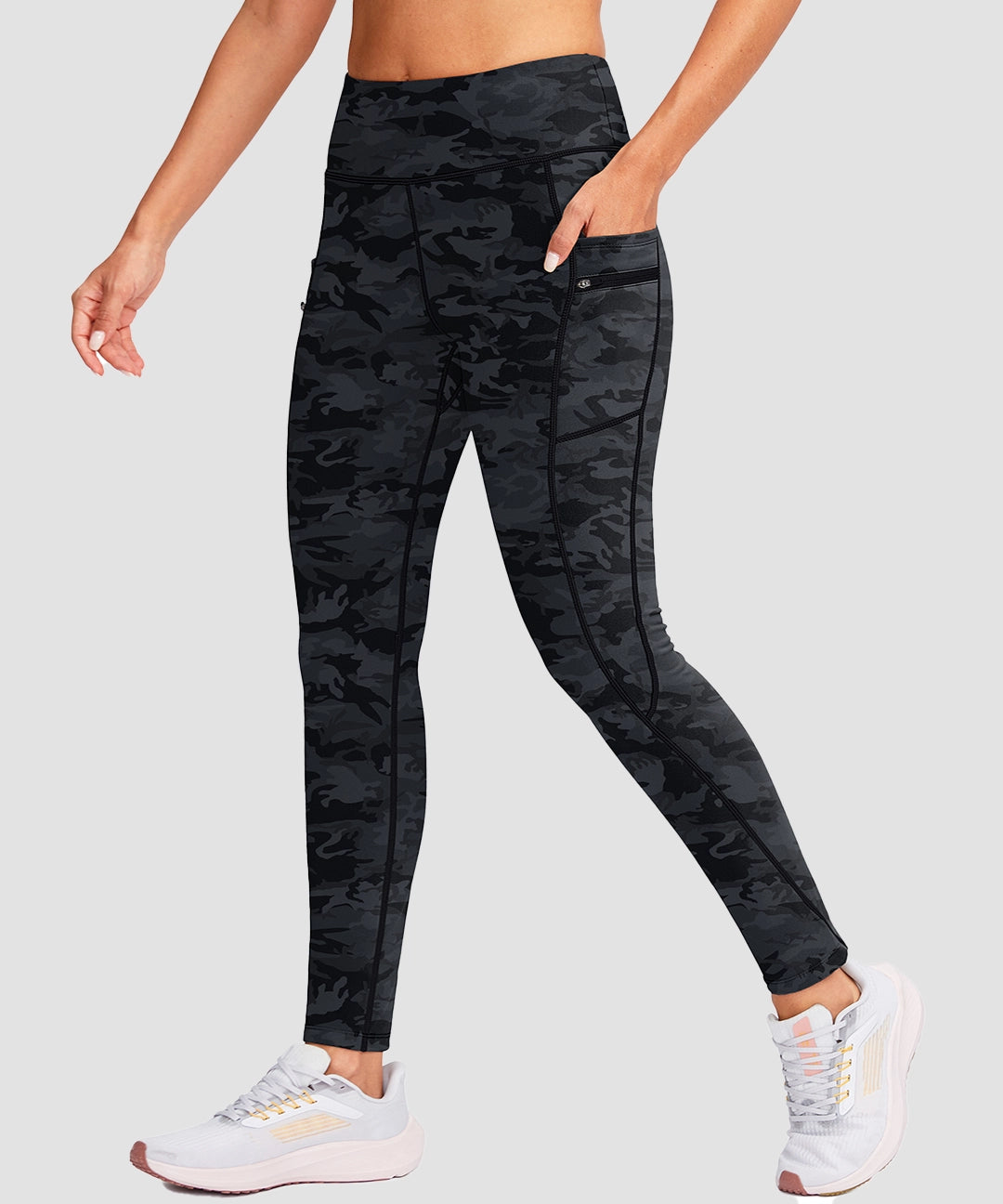Fleece-Lined With Pockets Leggings - Image 22