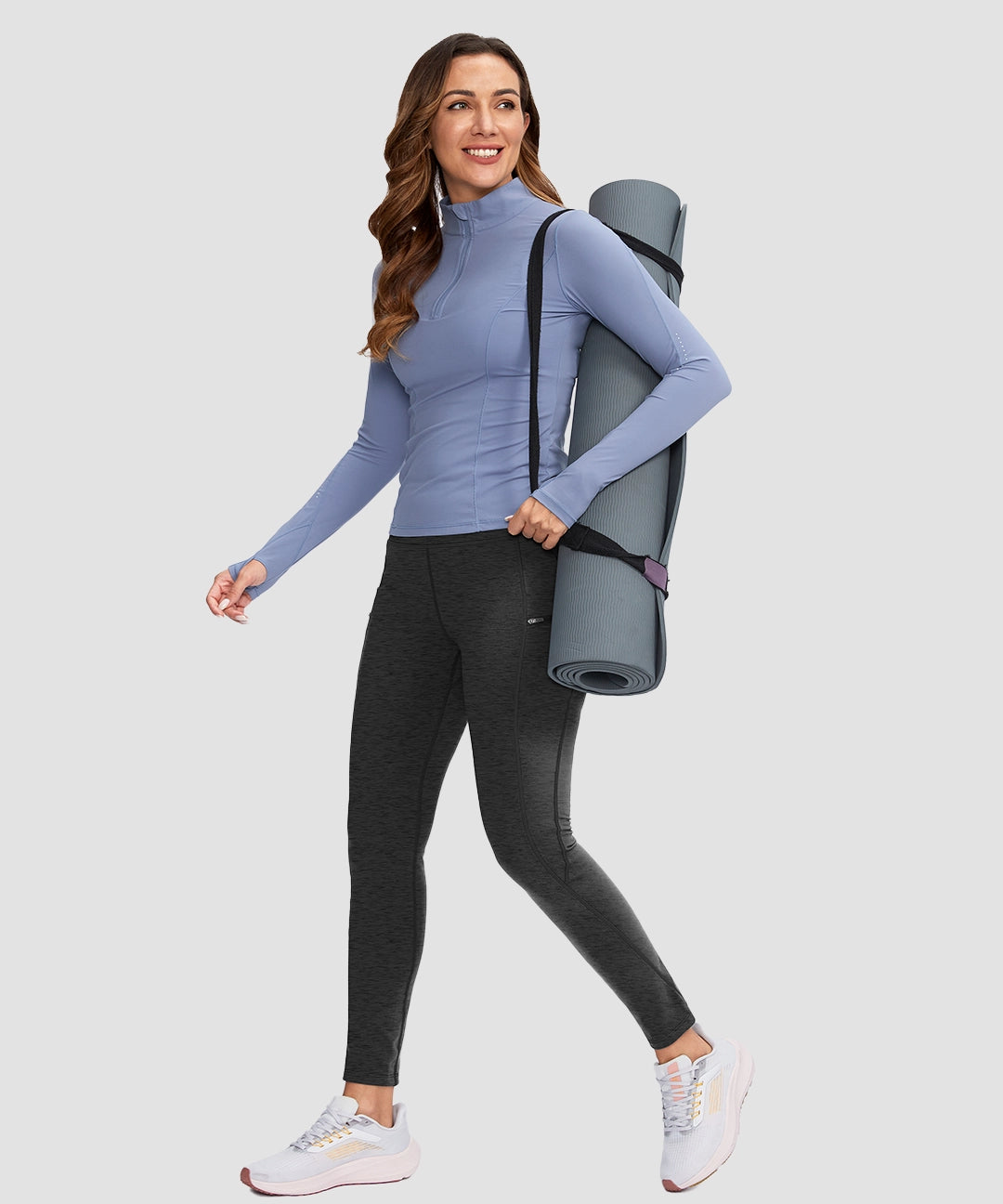 Fleece-Lined With Pockets Leggings - Image 12