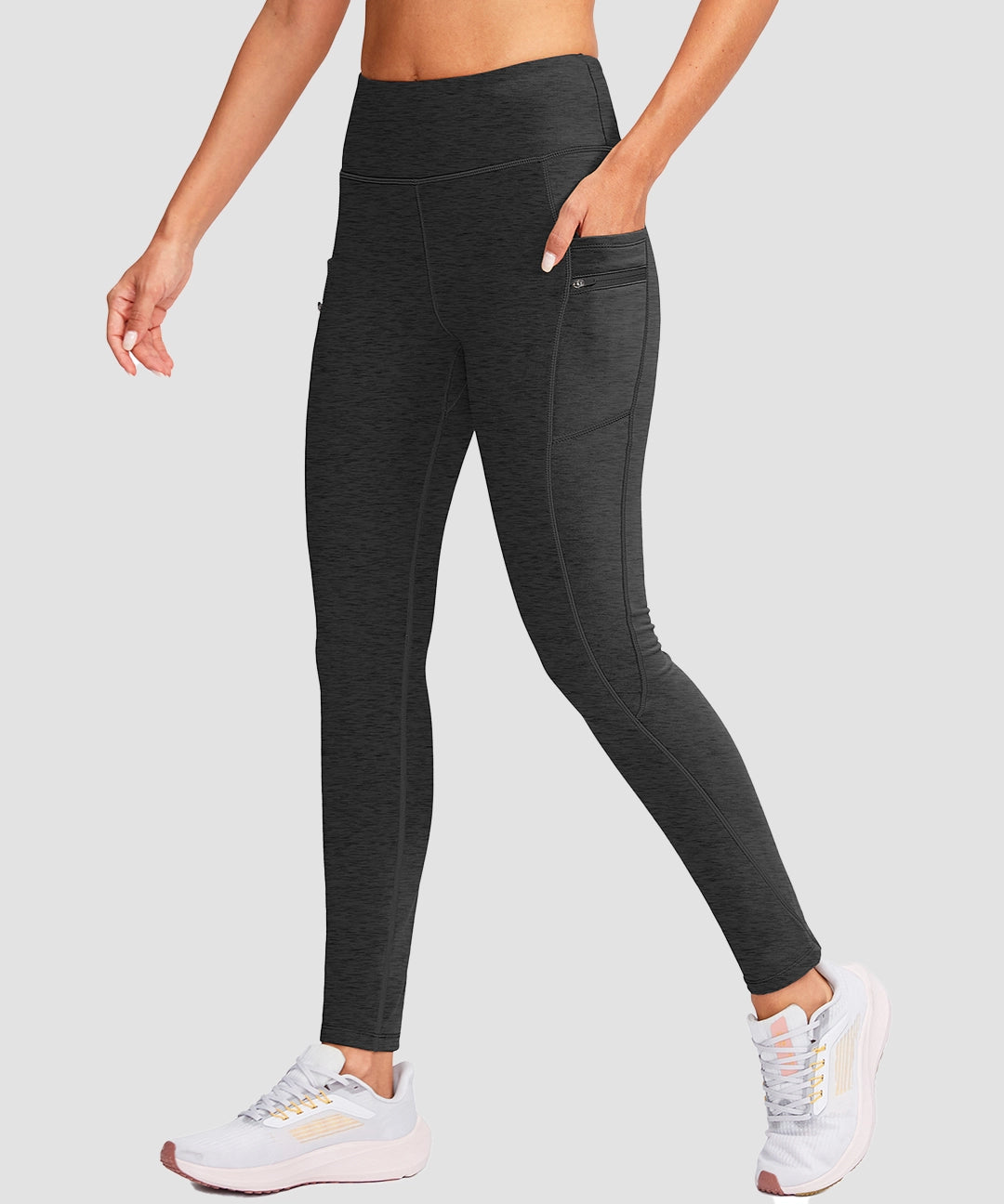 Fleece-Lined With Pockets Leggings - Image 10