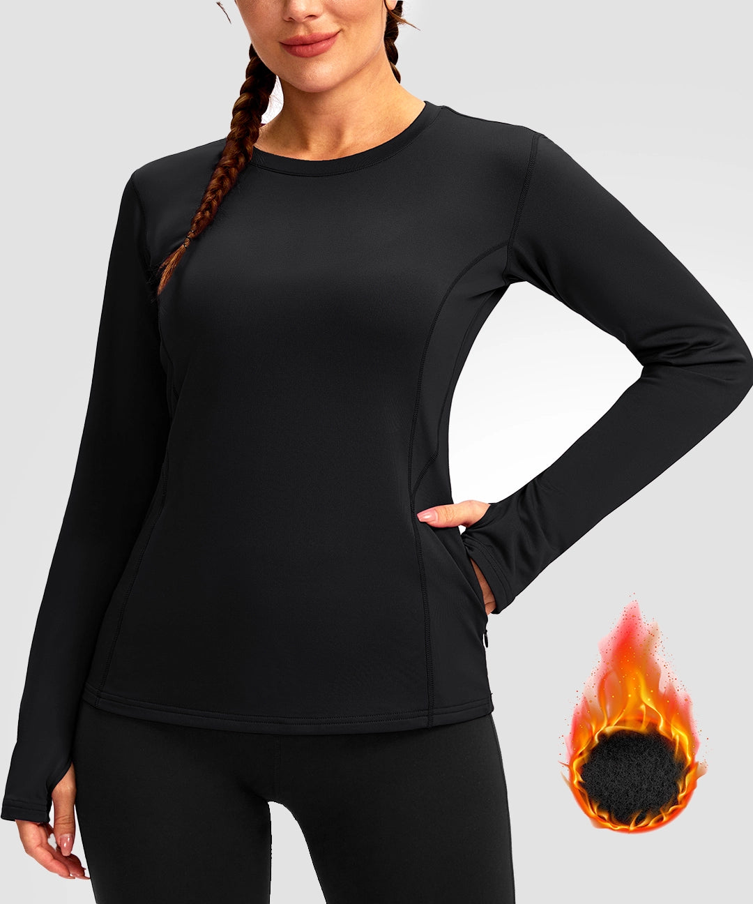 Fleece Zipper Pockets Base Layer - Image 5
