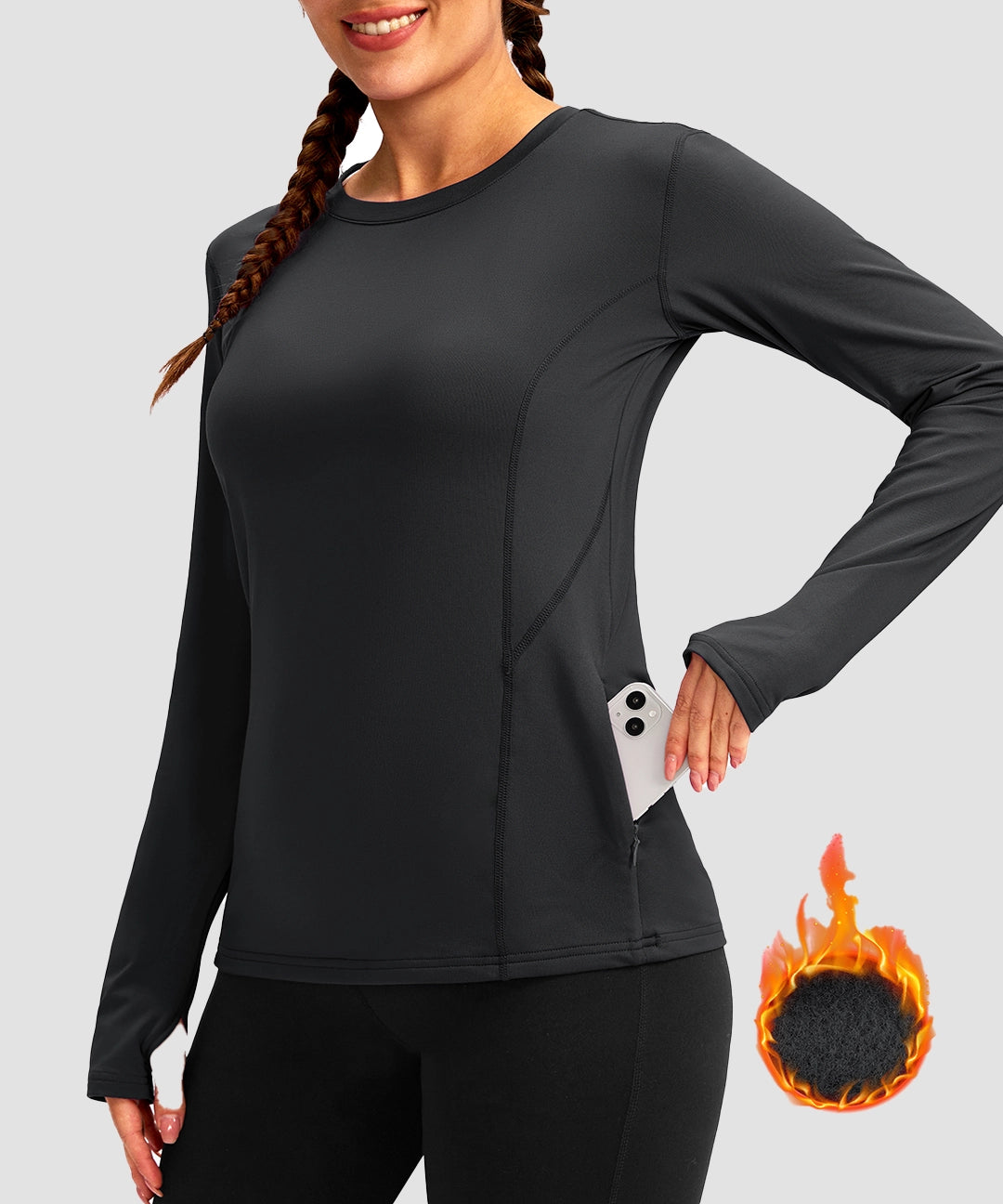 Fleece Zipper Pockets Base Layer - Image 29