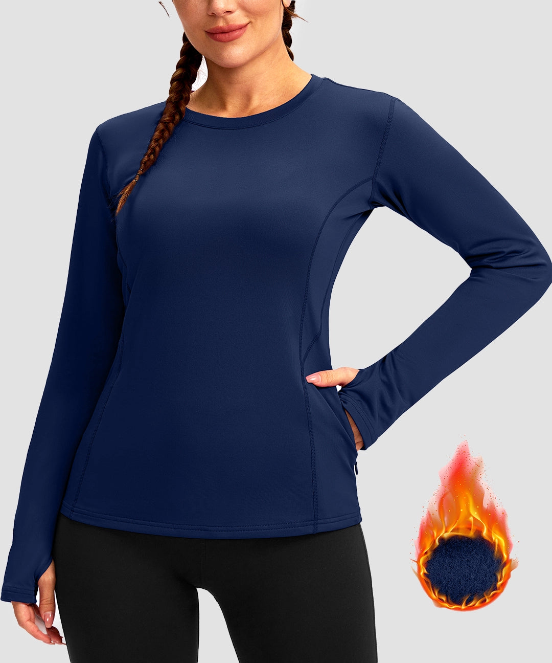 Fleece Zipper Pockets Base Layer - Image 13