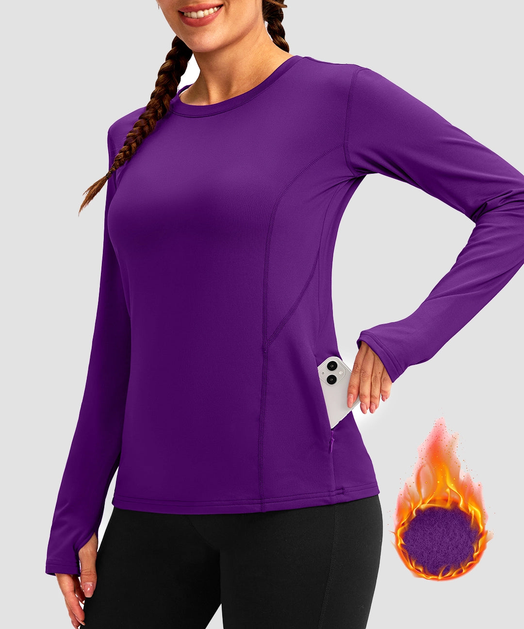 Fleece Zipper Pockets Base Layer - Image 25