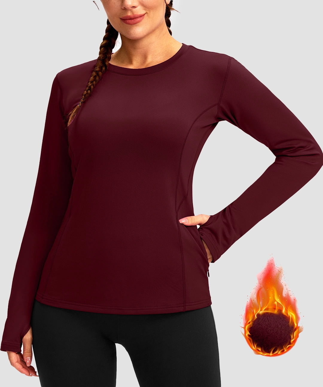 Fleece Zipper Pockets Base Layer - Image 9