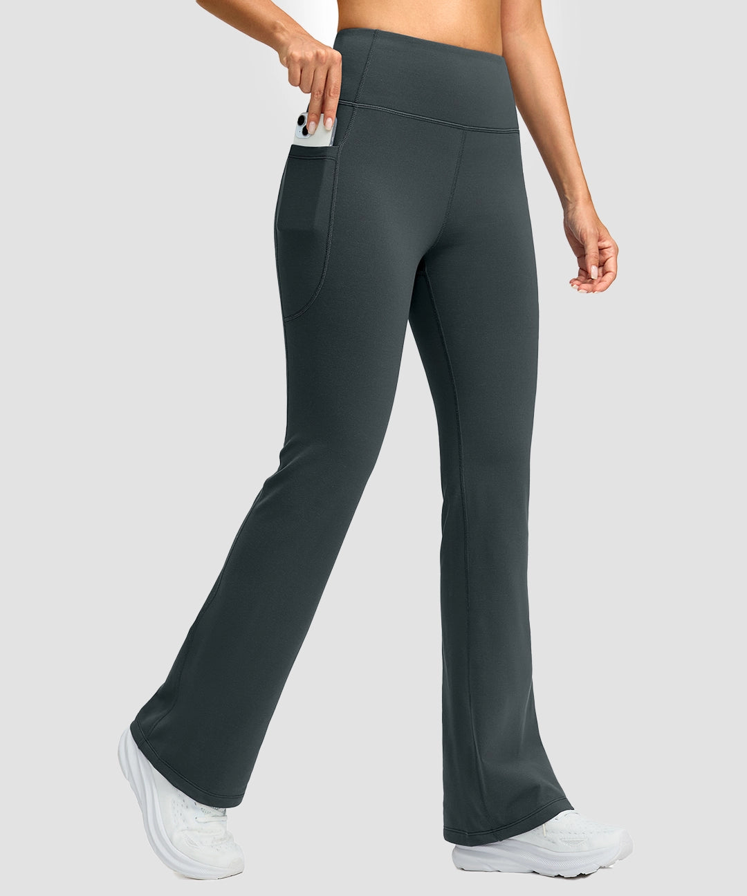 Thermal With Pockets Flare Leggings - Image 9
