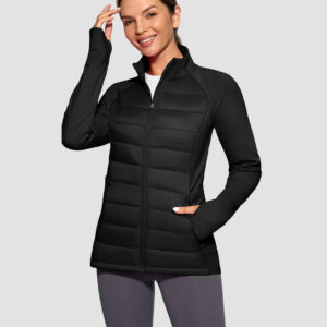 Lightweight With 6 Pockets Puffer Jacket