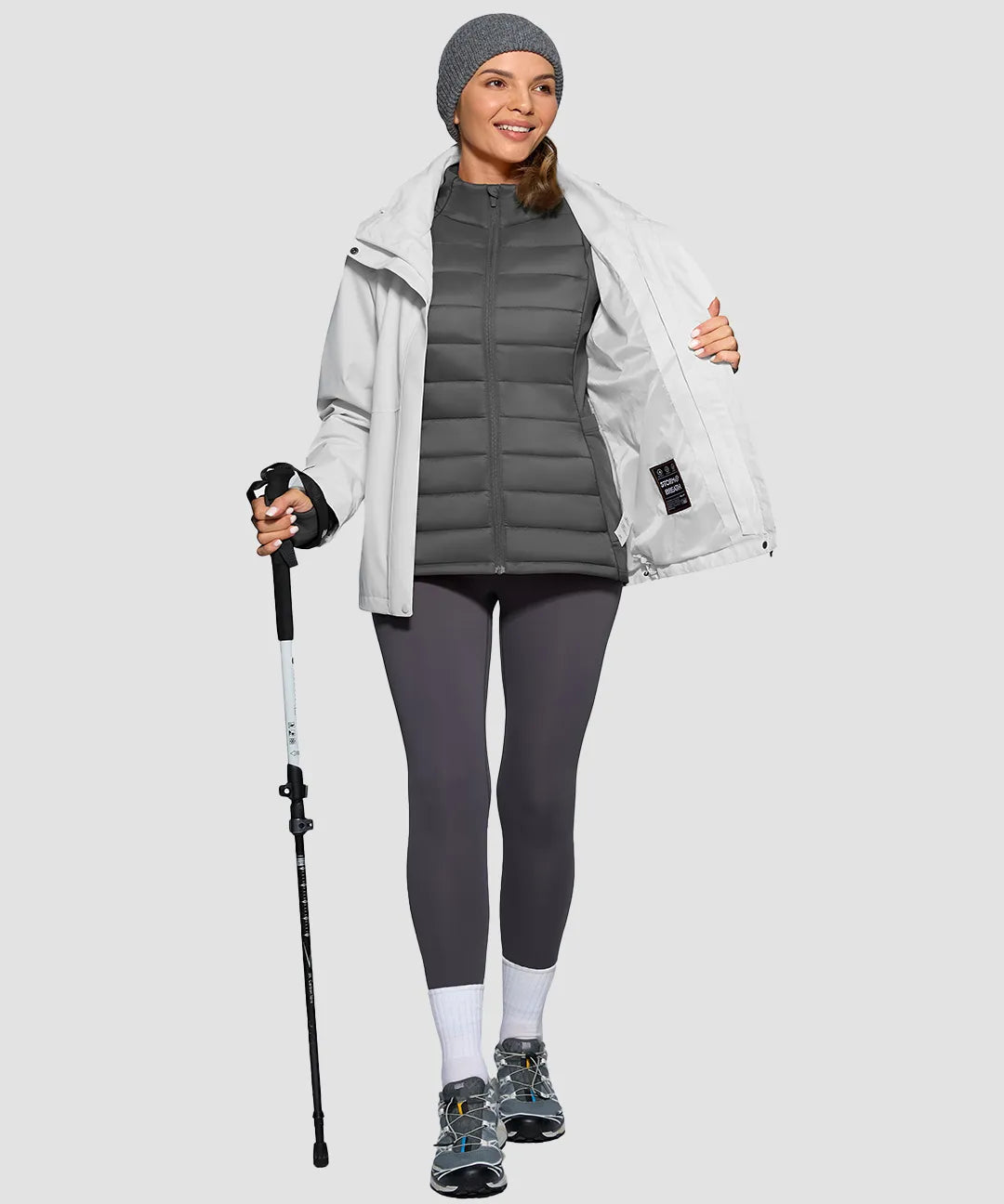 Lightweight With 6 Pockets Puffer Jacket - Image 12