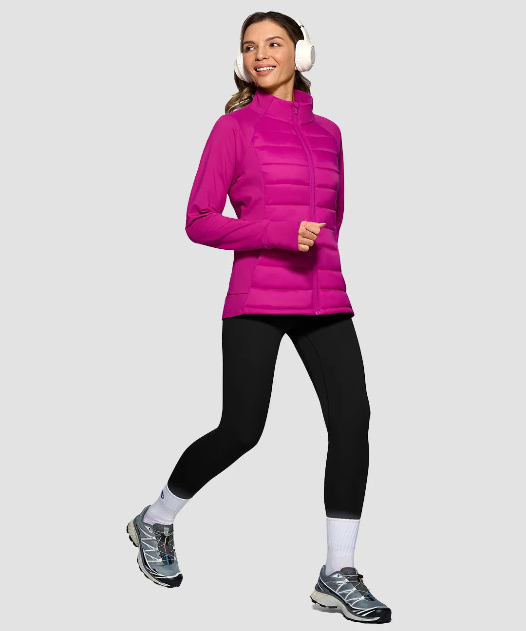 Lightweight With 6 Pockets Puffer Jacket - Image 6