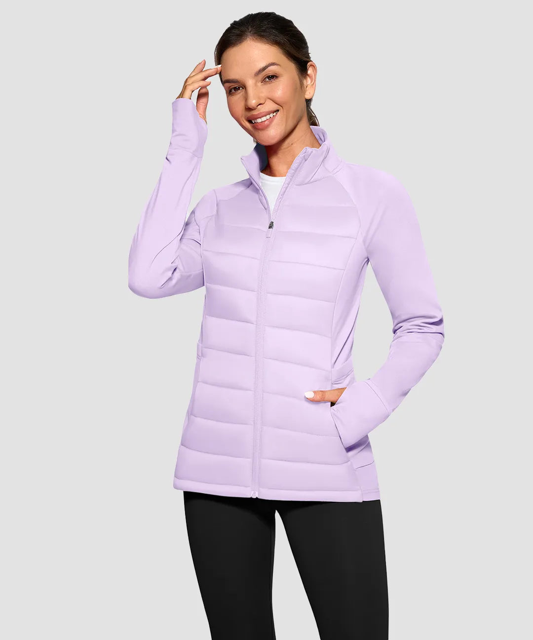 Lightweight With 6 Pockets Puffer Jacket - Image 16
