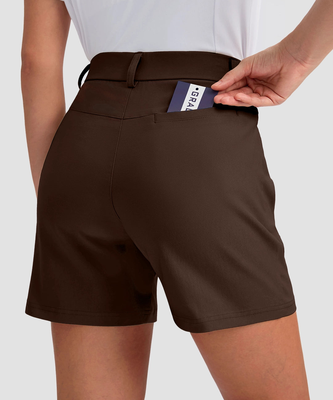 Mid Rise Flat Front Golf Shorts 5'' - Image 30