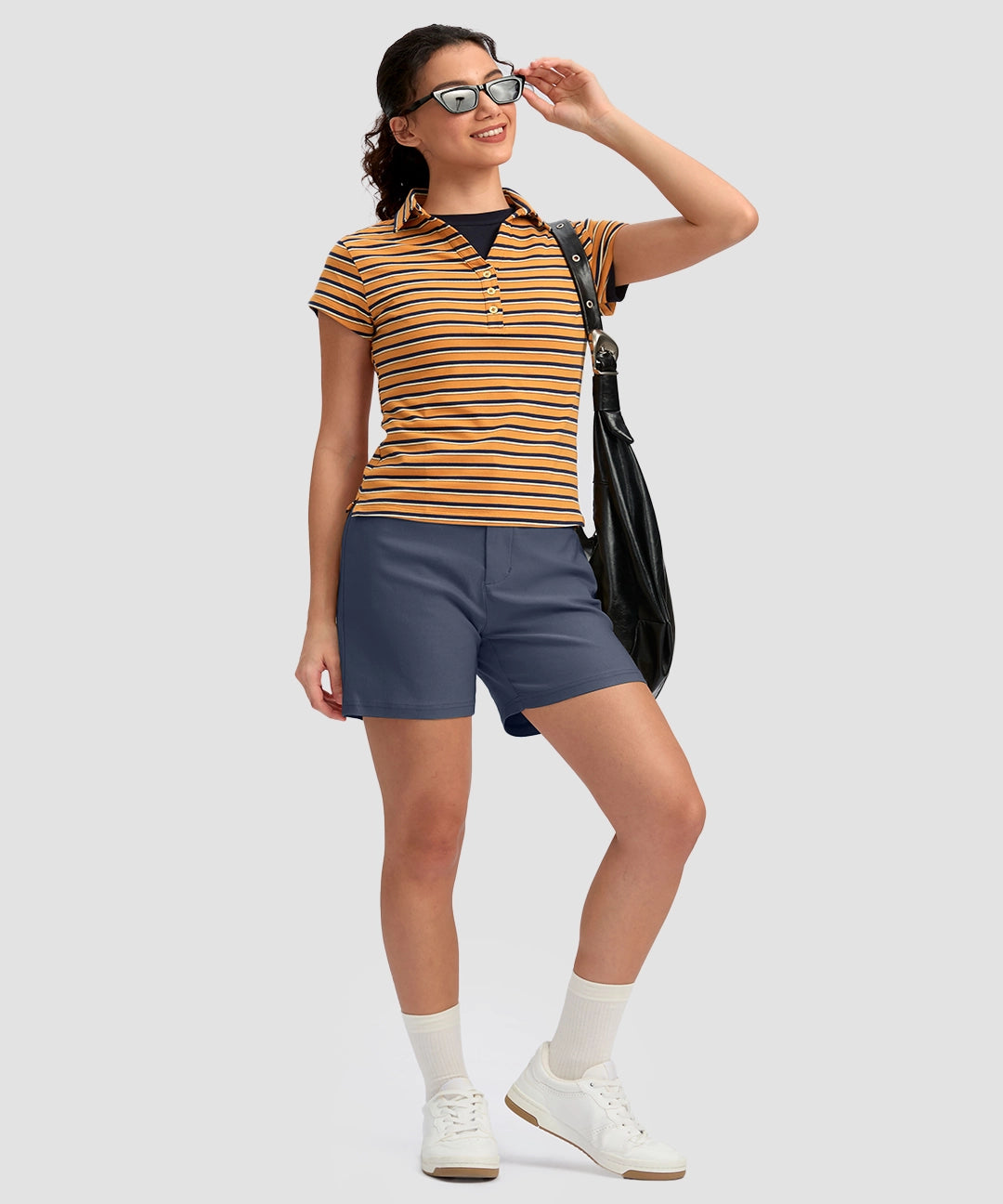 Mid Rise Flat Front Golf Shorts 5'' - Image 28