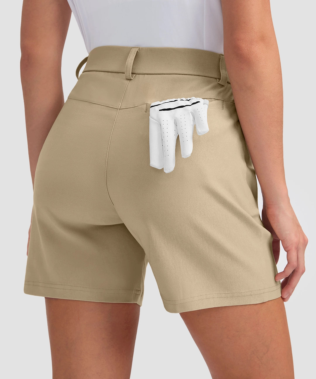 Mid Rise Flat Front Golf Shorts 5'' - Image 10