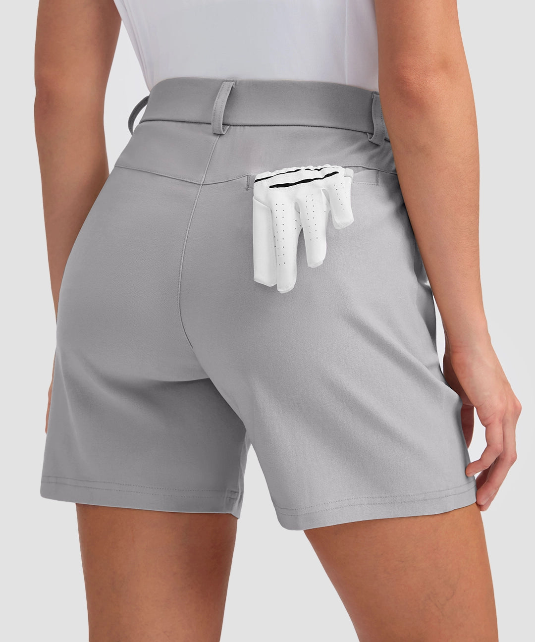 Mid Rise Flat Front Golf Shorts 5'' - Image 22