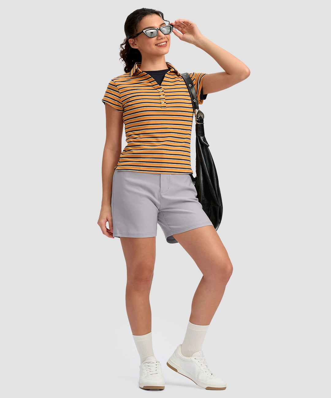Mid Rise Flat Front Golf Shorts 5'' - Image 24