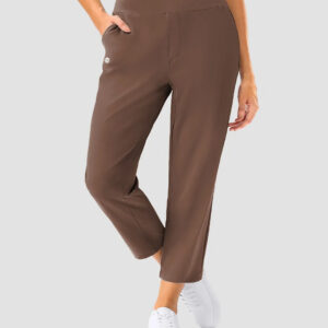 Pull-On Stretchy Ankle Pants