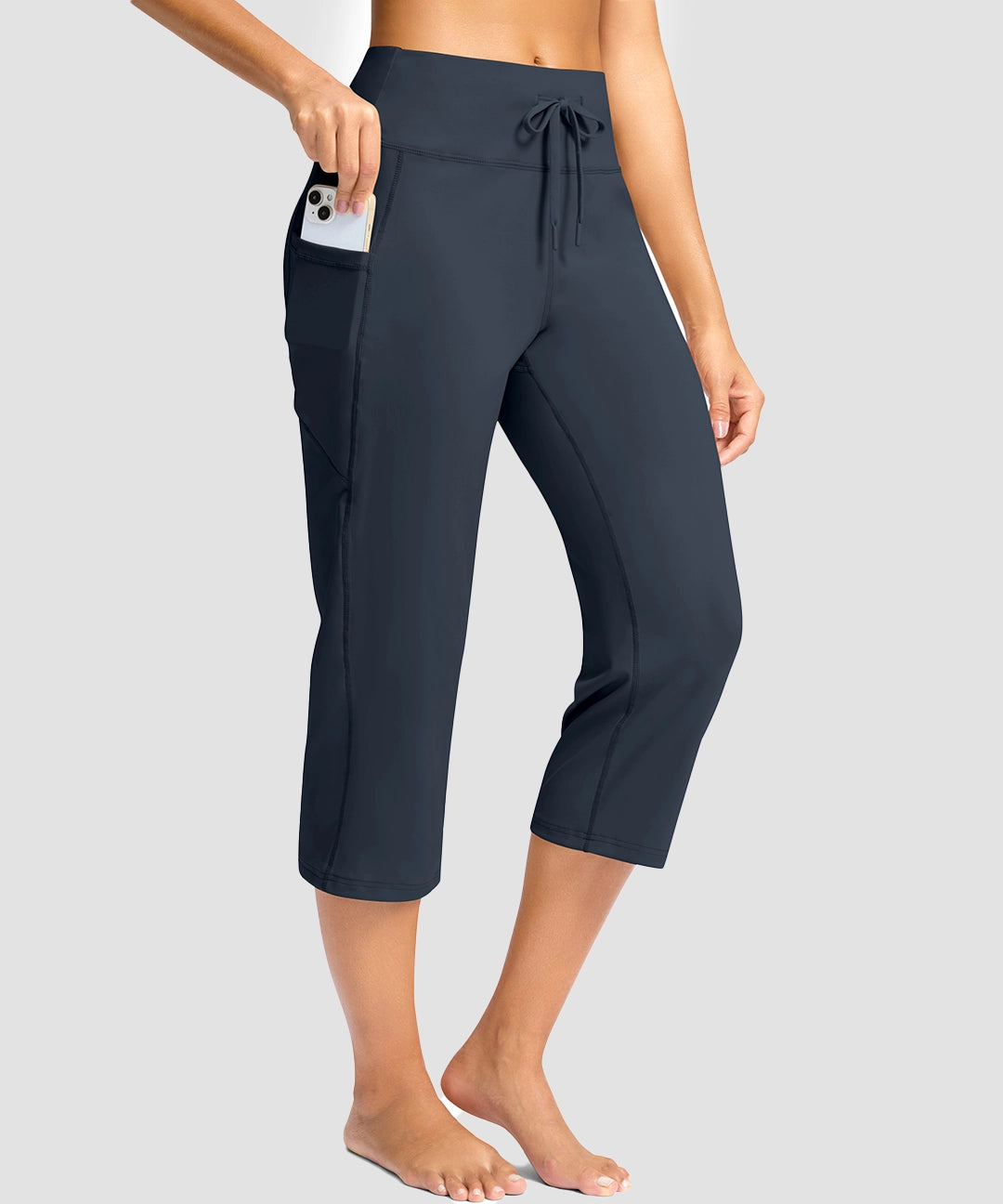 Straight Leg Yoga Capri Pants - Image 21