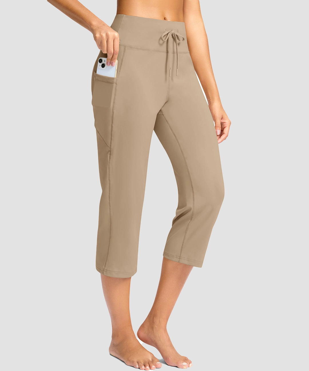 Straight Leg Yoga Capri Pants - Image 13